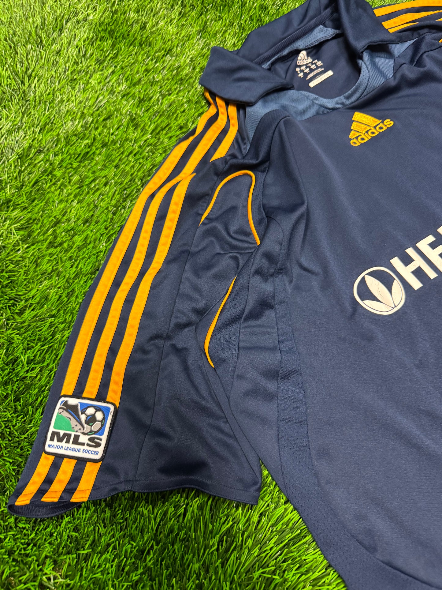 LA Galaxy Adidas Home Jersey Herbalife MLA 2008 Kit (XL)