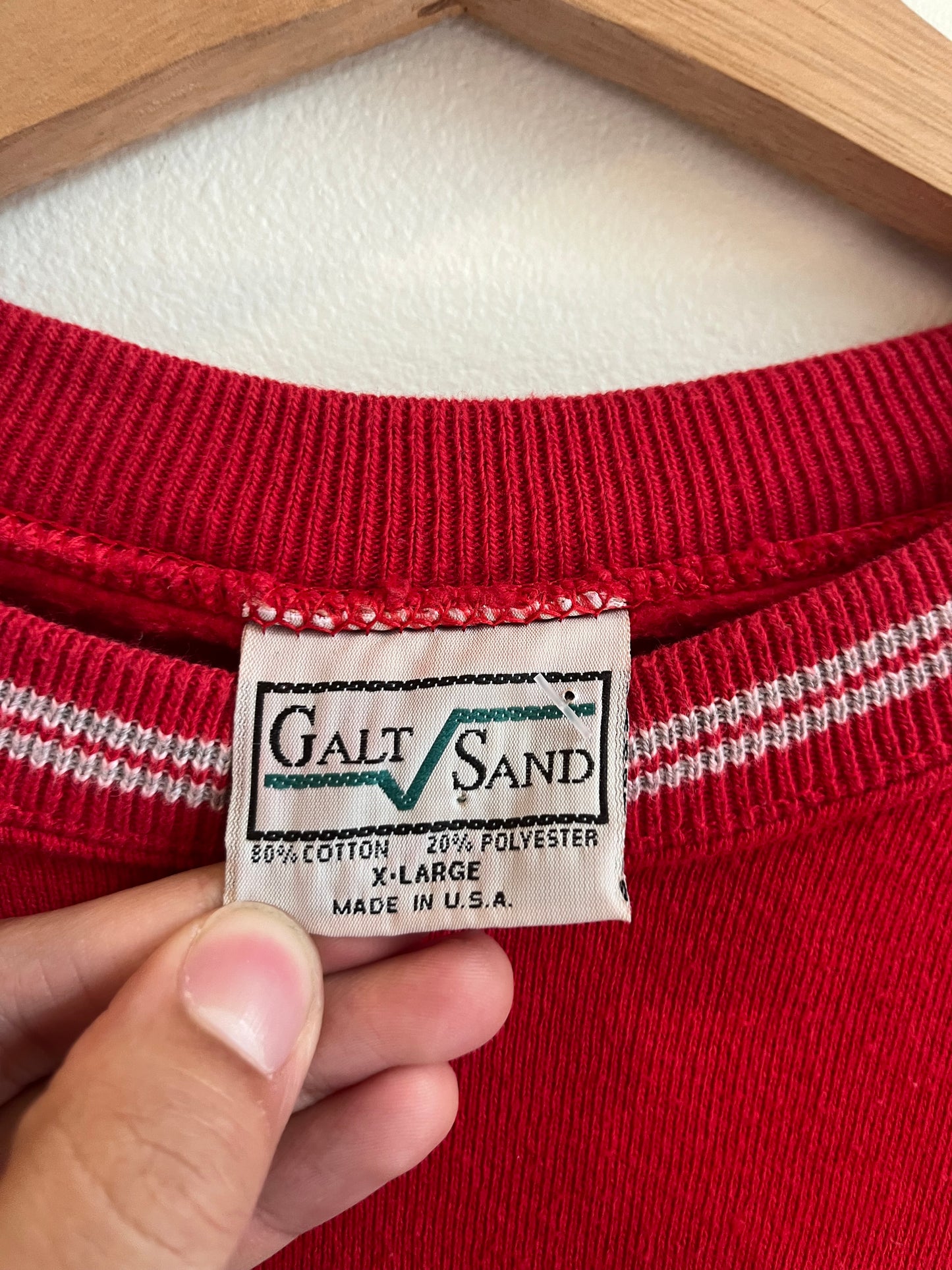 90s NC State Wolfpack Galt Sand Old Logo Crewneck (XL)