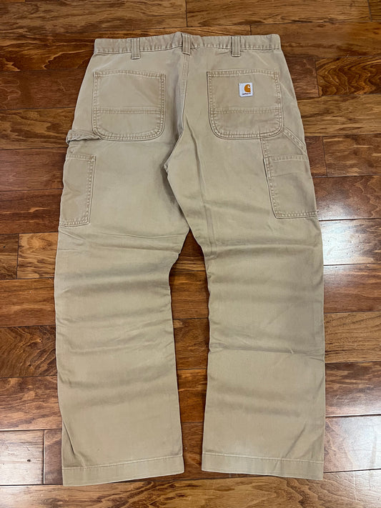 2017 Carhartt Tan Carpenter Pants (36 x 30)