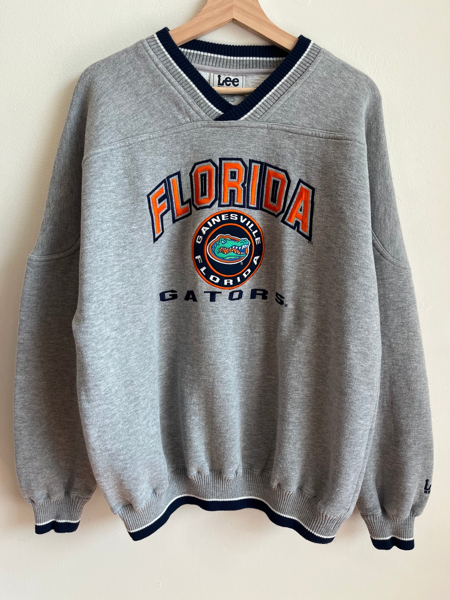 90s Florida Gators Lee Embroidered Crewneck (L)
