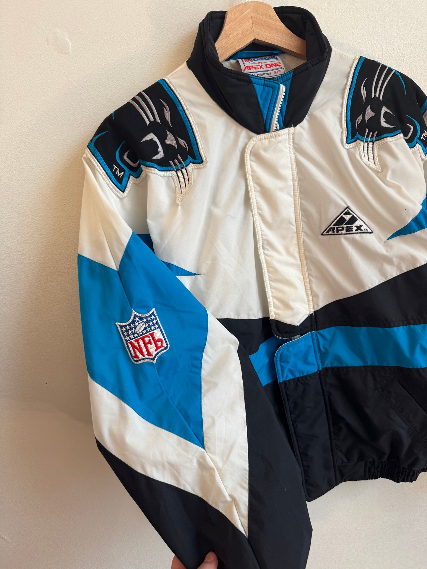 90s Carolina Panthers NFL Pro Line Apex One Windbreaker (S)
