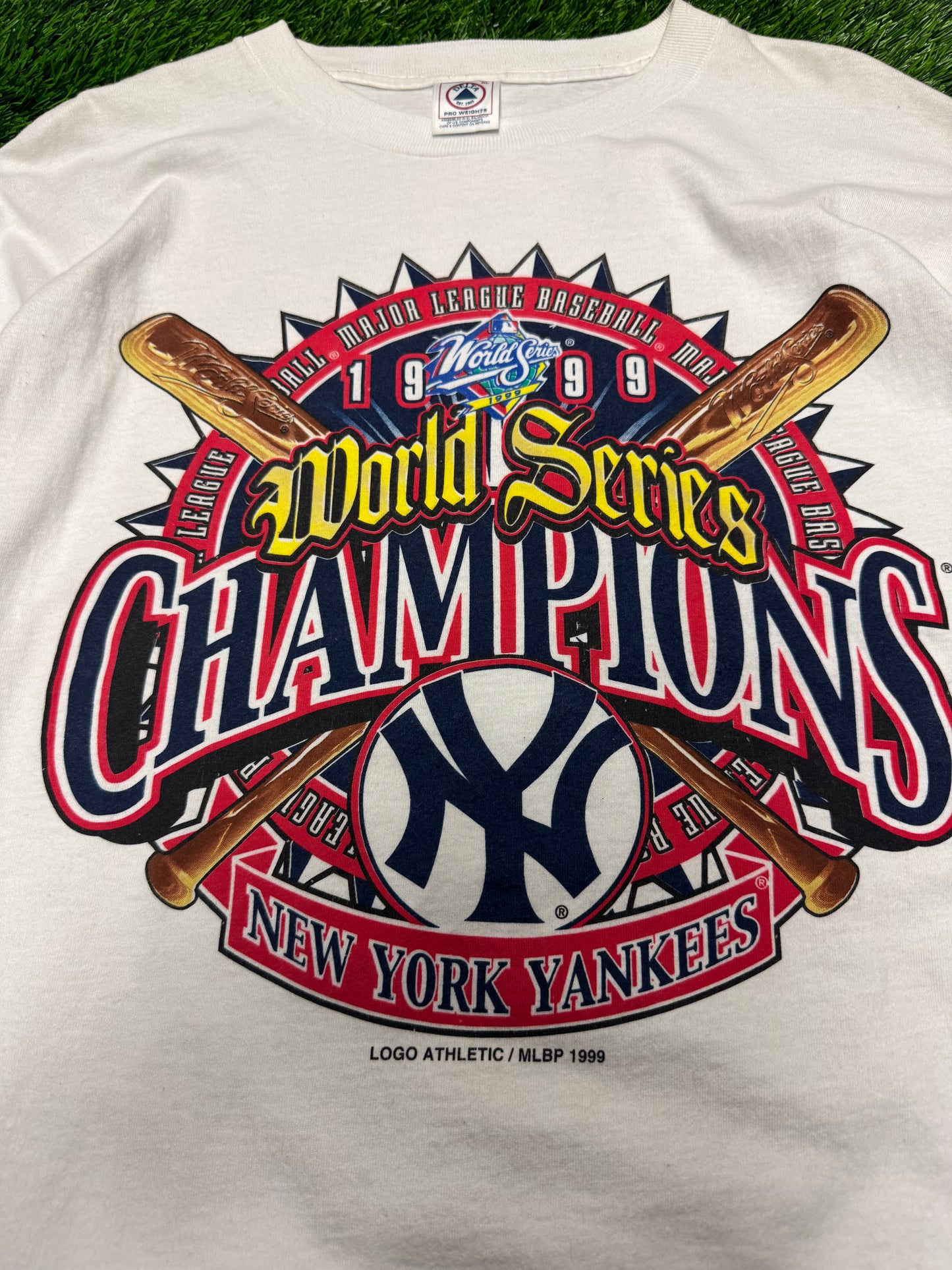 1999 New York Yankees Vintage World Series MLB Tee (XL)