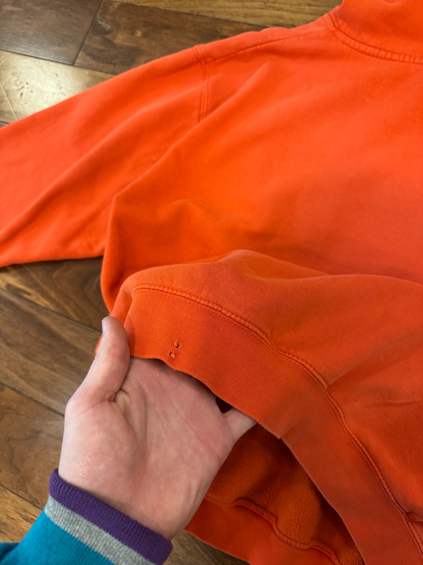 00s Clemson Thrashed Hoodie (L)