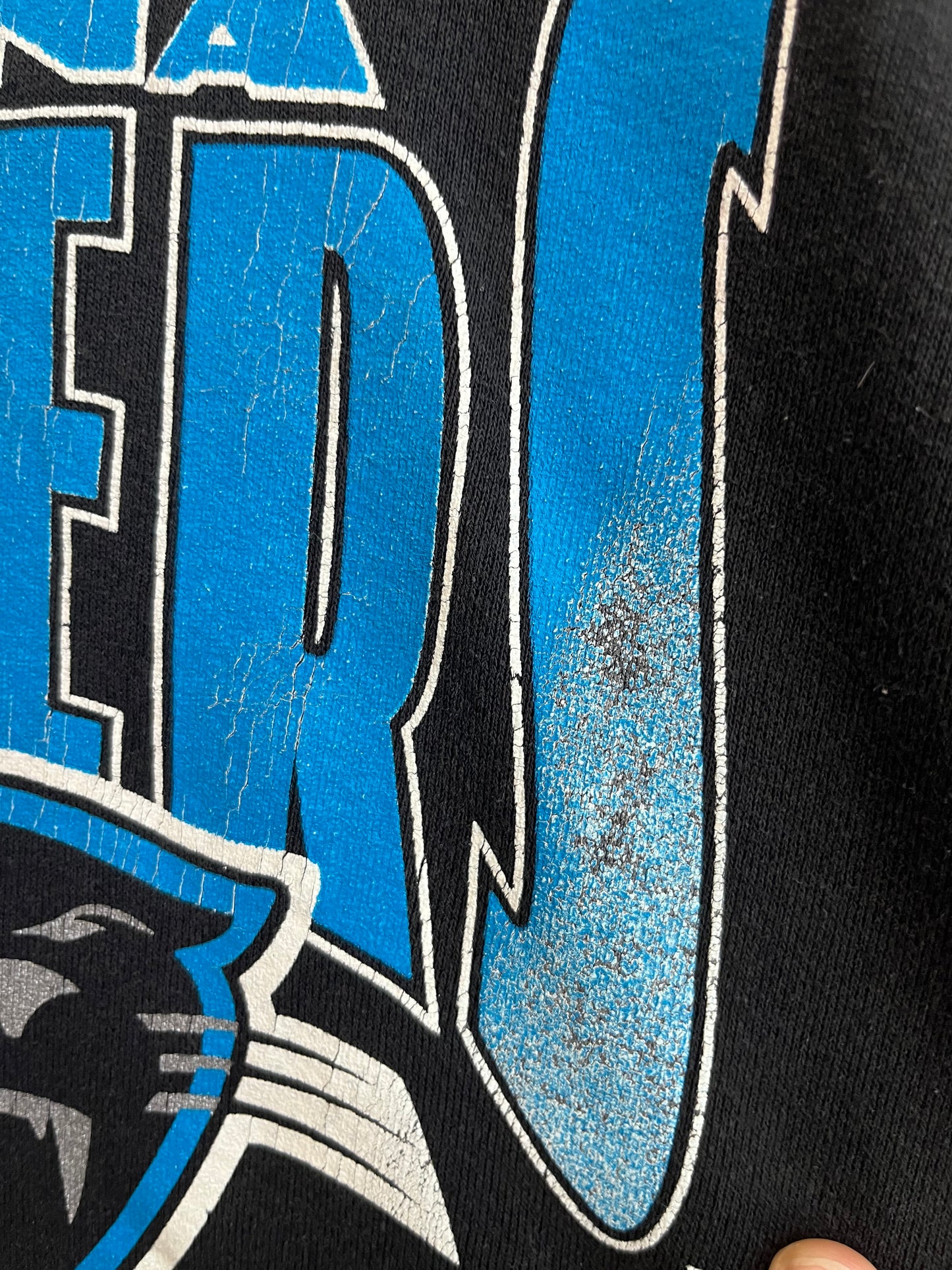 1993 Carolina Panthers Big Cat Nutmeg Crewneck (XL)