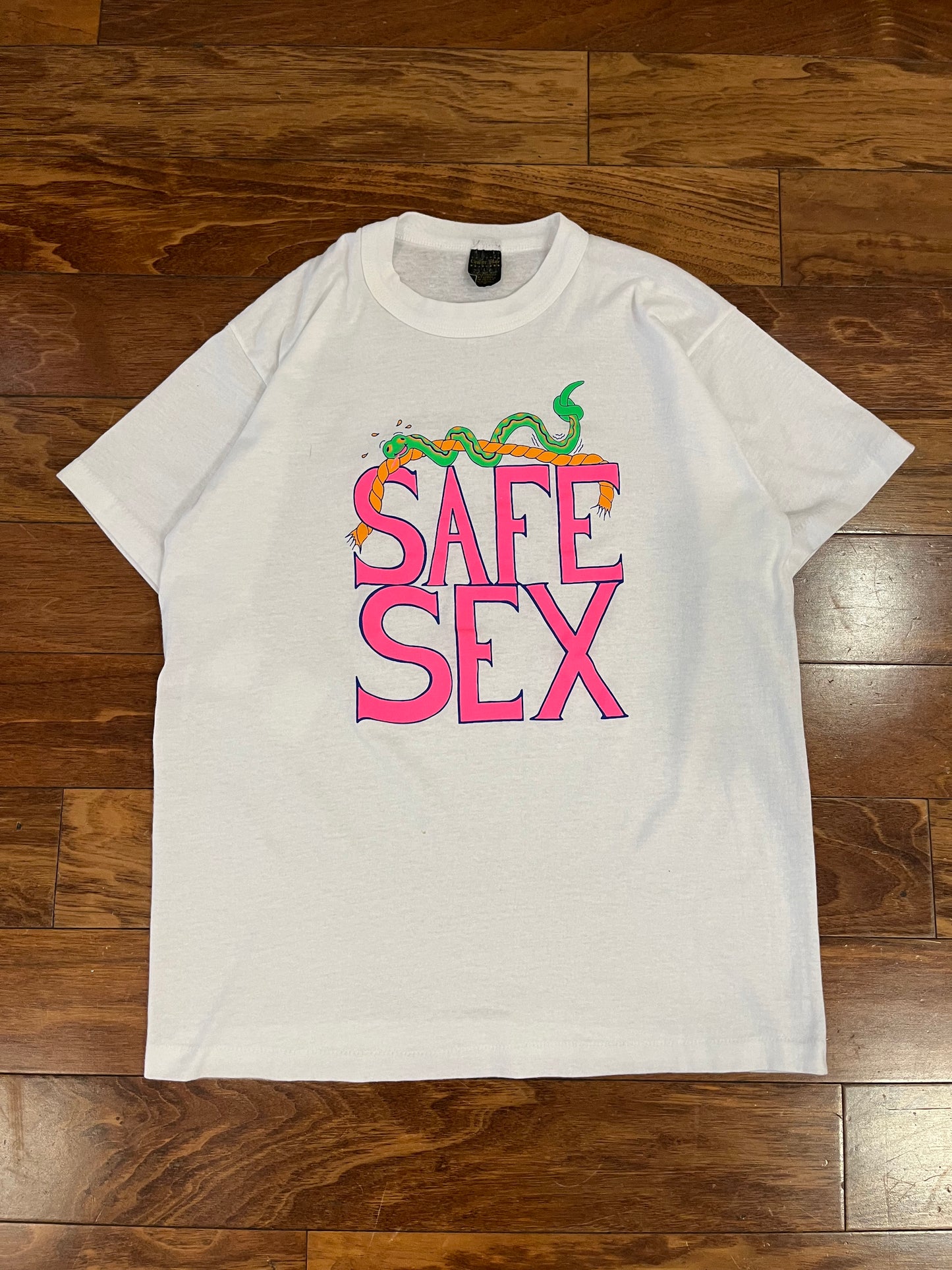 80s Safe Sex Parody Tee (M)