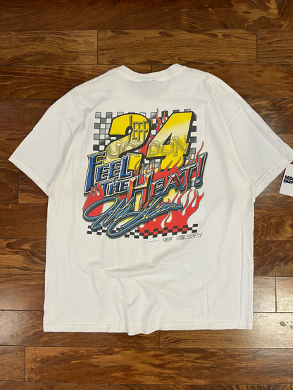 2001 Jeff Gordon Flames Double Sided Tee (L)