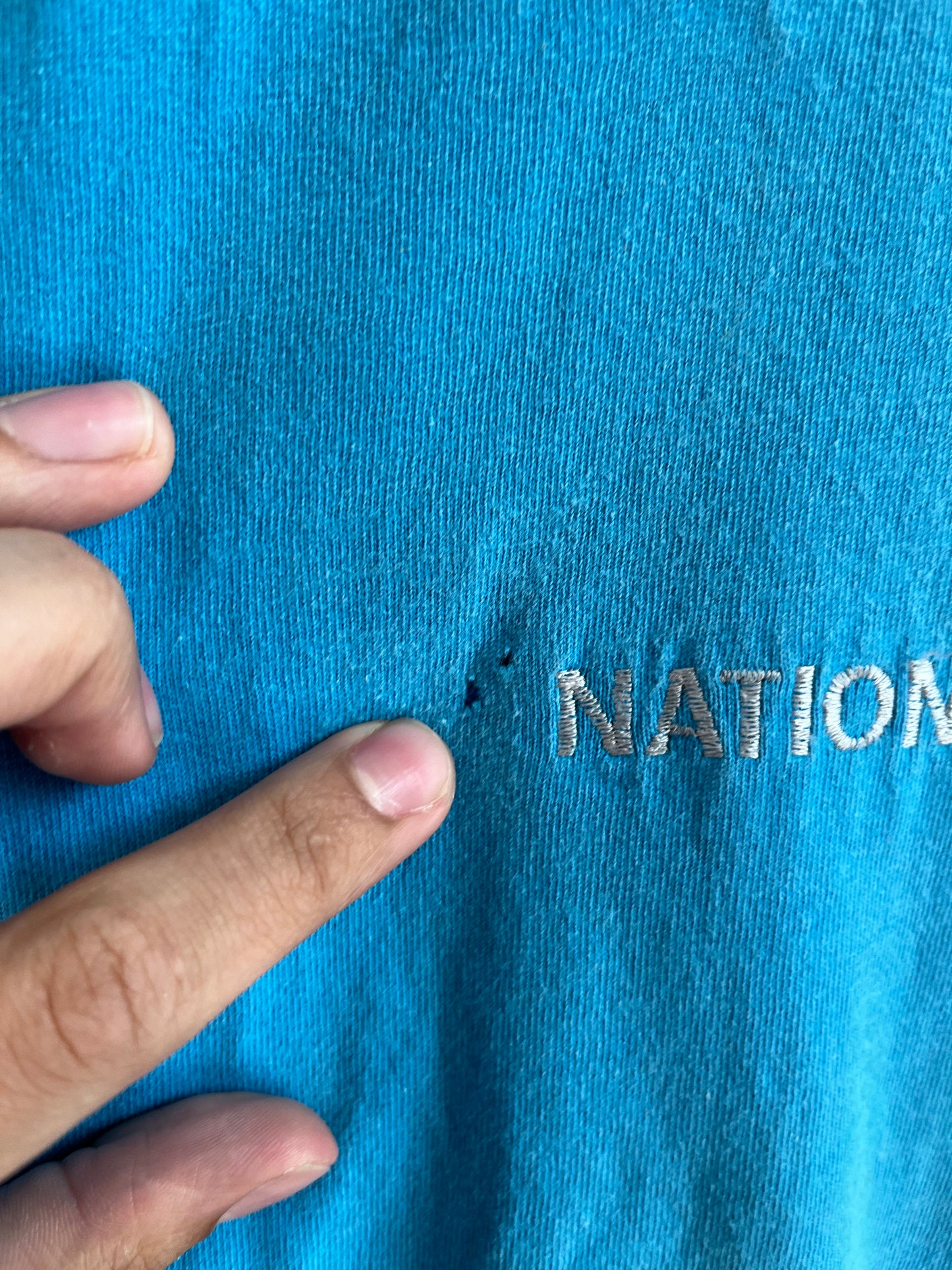 90s Carolina Panthers Embroidered Faded Tee (L)