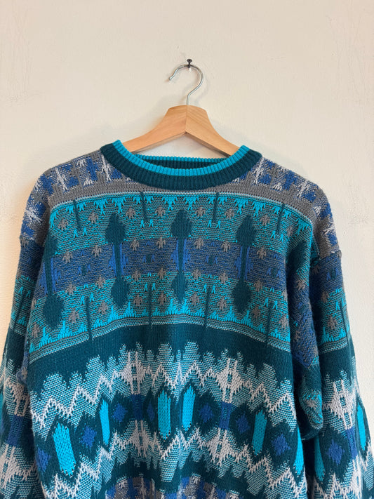 90s Saturdays Multi-Color Arctic Essential Sweater (M)