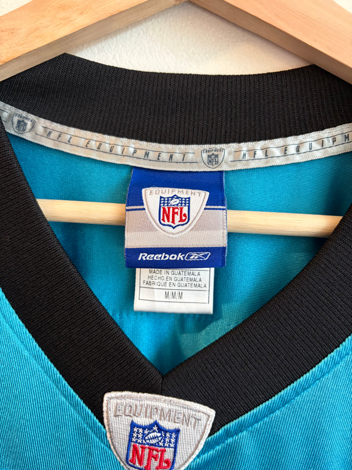 00s Carolina Panthers Steve Smith Reebok Blue Jersey (M)