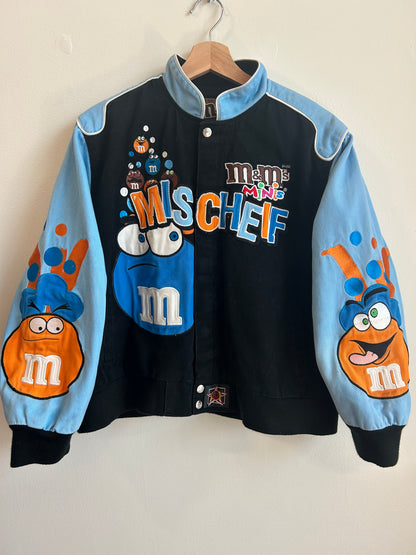 00s M&Ms Minis Mischeif Nascar Racing Jacket (Youth XXL)