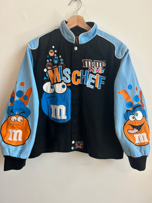 00s M&Ms Minis Mischeif Nascar Racing Jacket (Youth XXL)