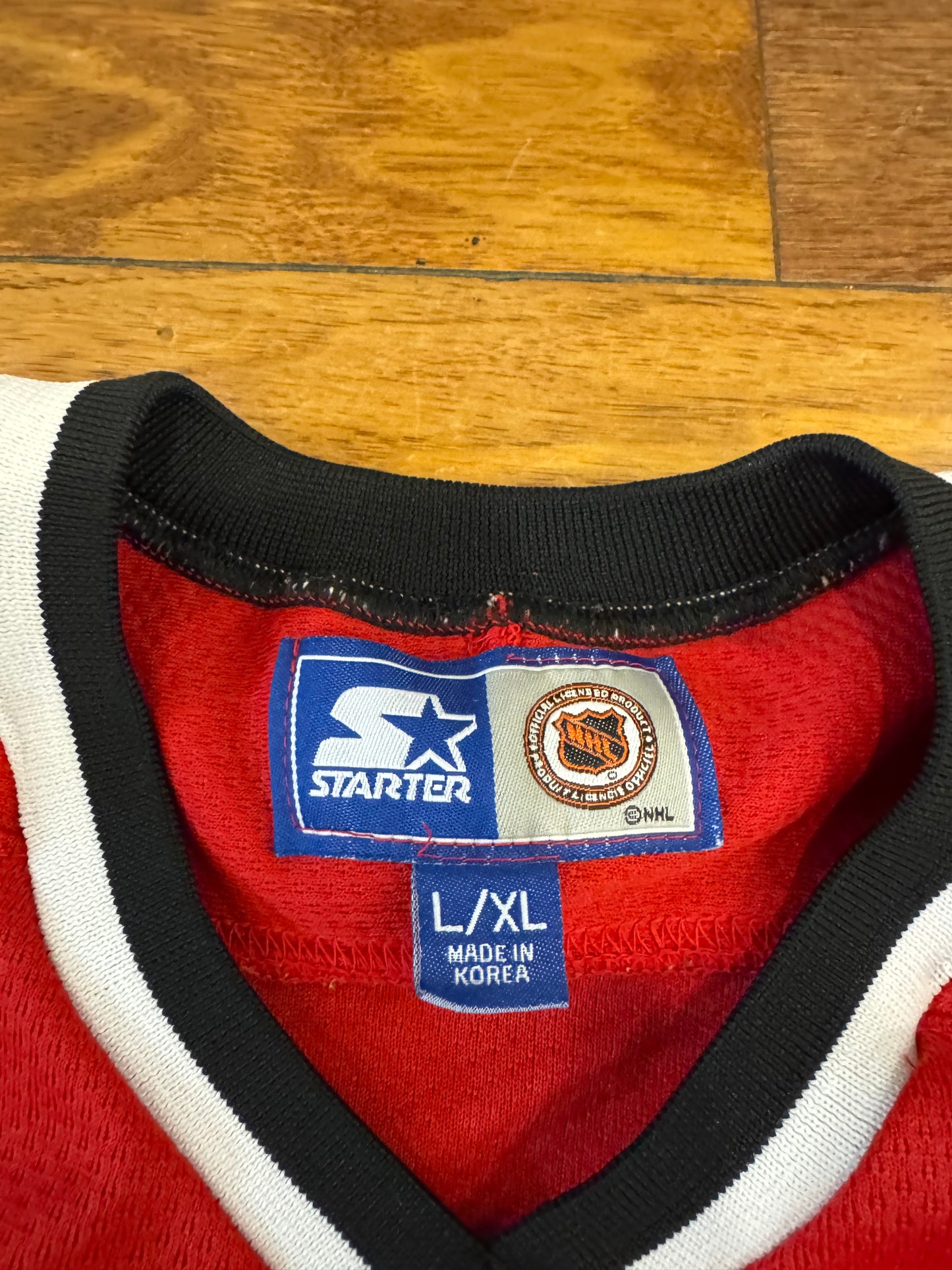 00s Carolina Hurricanes Starter Hockey Jersey (Youth XL)