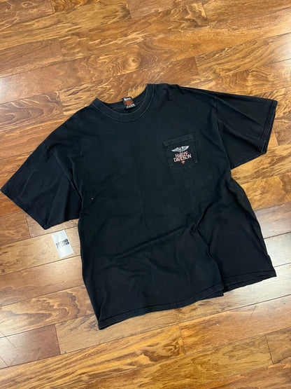 2001 Harley Davidson World Shop Pocket Tee (XXXL)