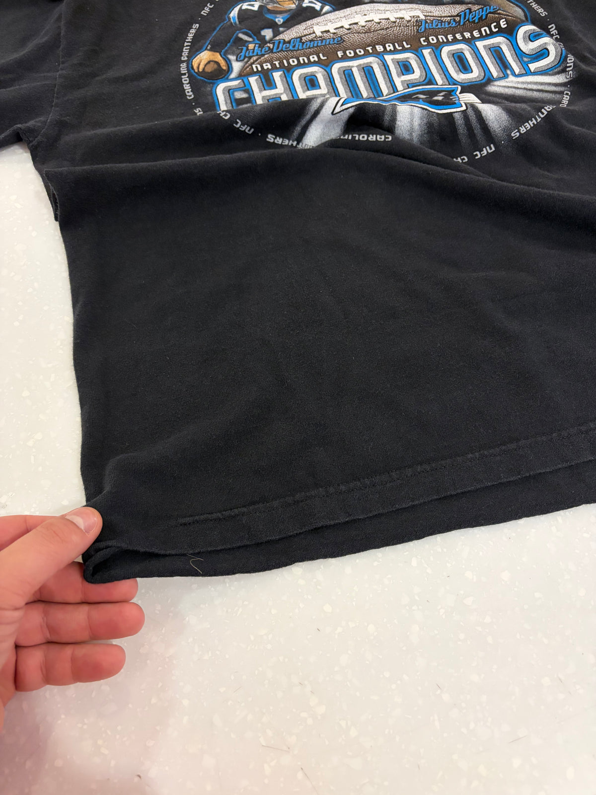 2003 Carolina Panthers Delhomme & Peppers Long Sleeve Shirt (XL)