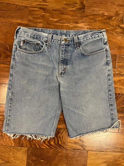 2017 Carhartt Faded Blue Shorts (36)