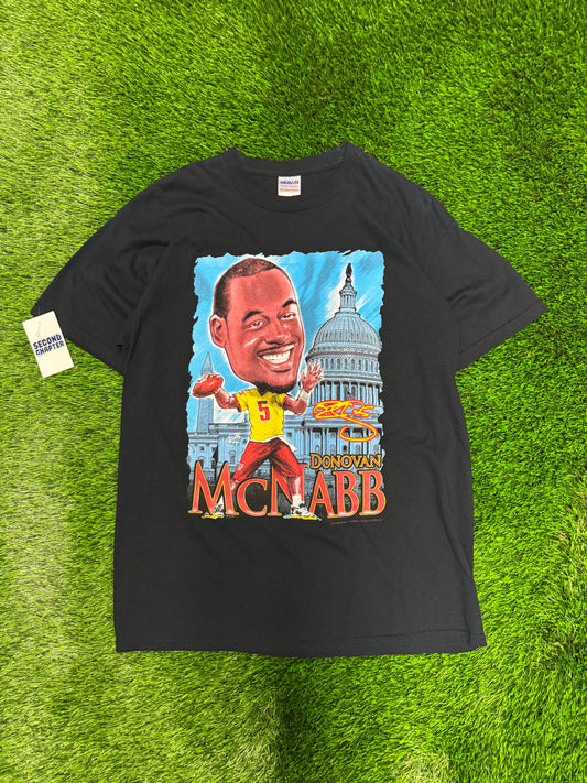 2010 Washington Redskins Donovan McNabb Caricature Tee (L)