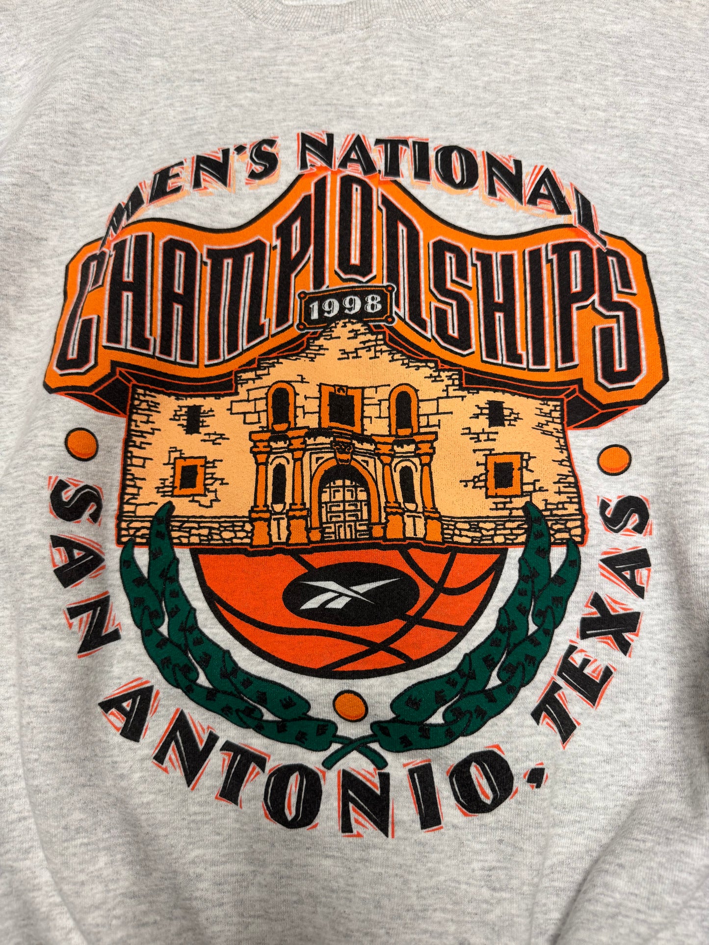 1998 Reebok Men's National Championships Texas Heavy Weight Vintage Crewneck (XXL)