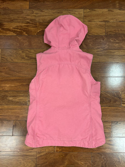 2014 Carhartt Sherpa Lined Pink Vintage Vest (S)