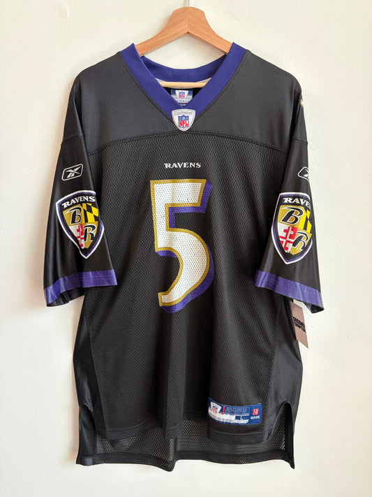 00s Baltimore Ravens Joe Flacco Black Jersey (L)