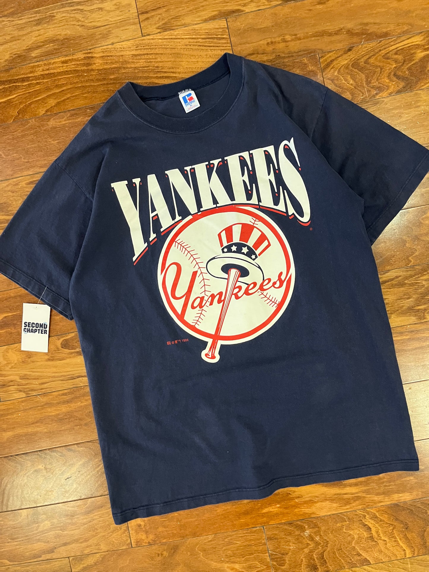 1996 New York Yankees Vintage Russell Tee (XL)