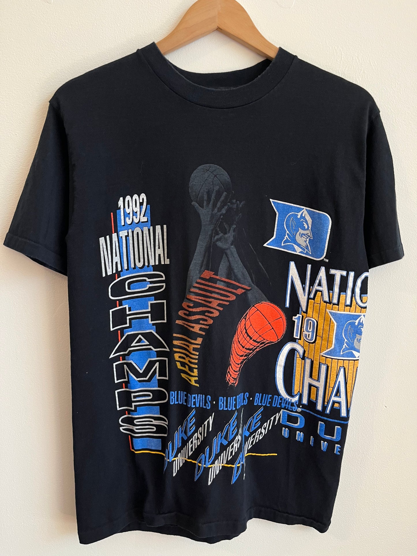 1992 Duke National Champions Wrap Around Salem Tee (M)
