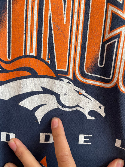 1997 Denver Broncos Riddell Faded Tee (XXL)