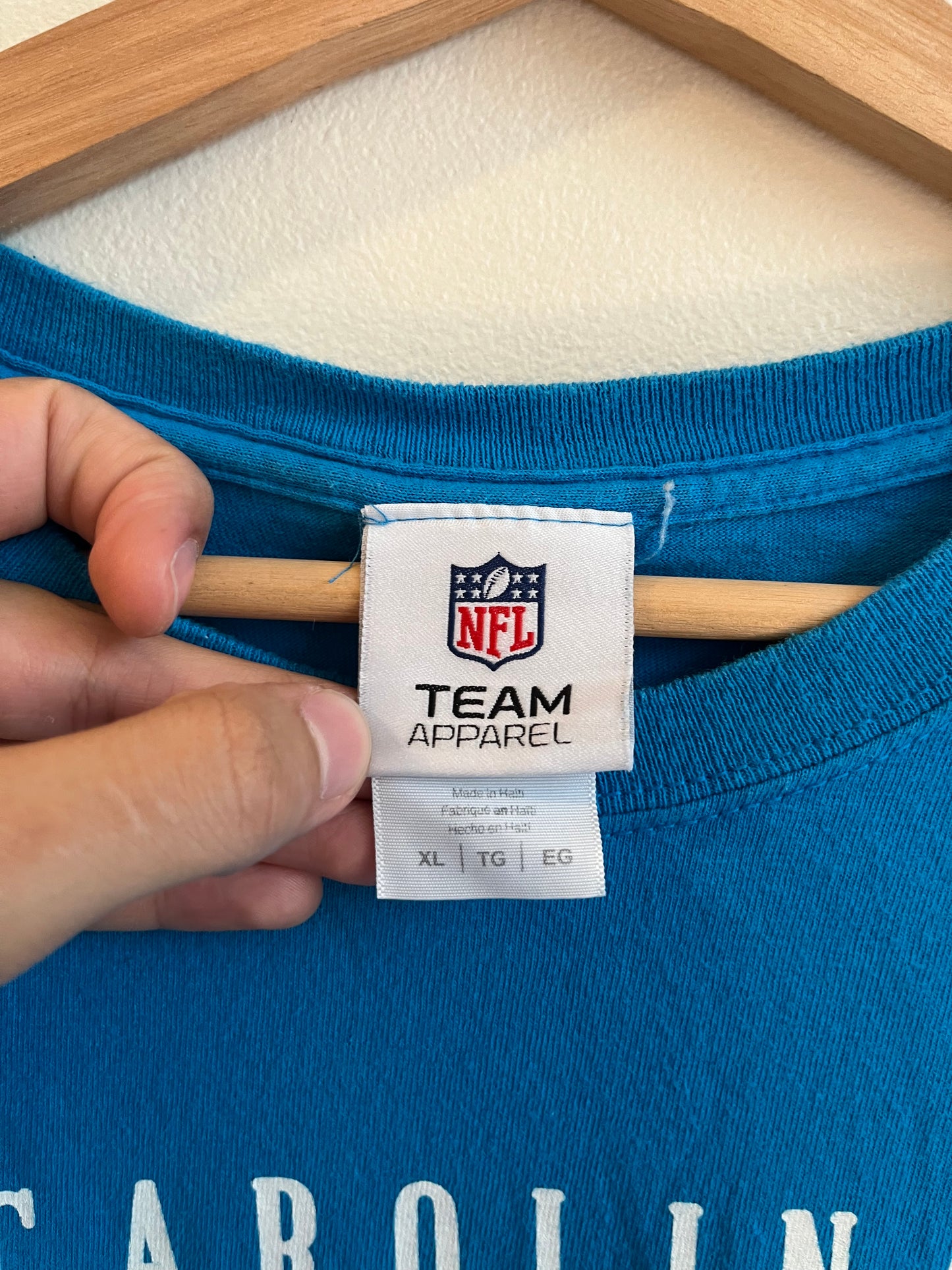 2010s Carolina Panthers Team Apparel Blue Tee (XL)