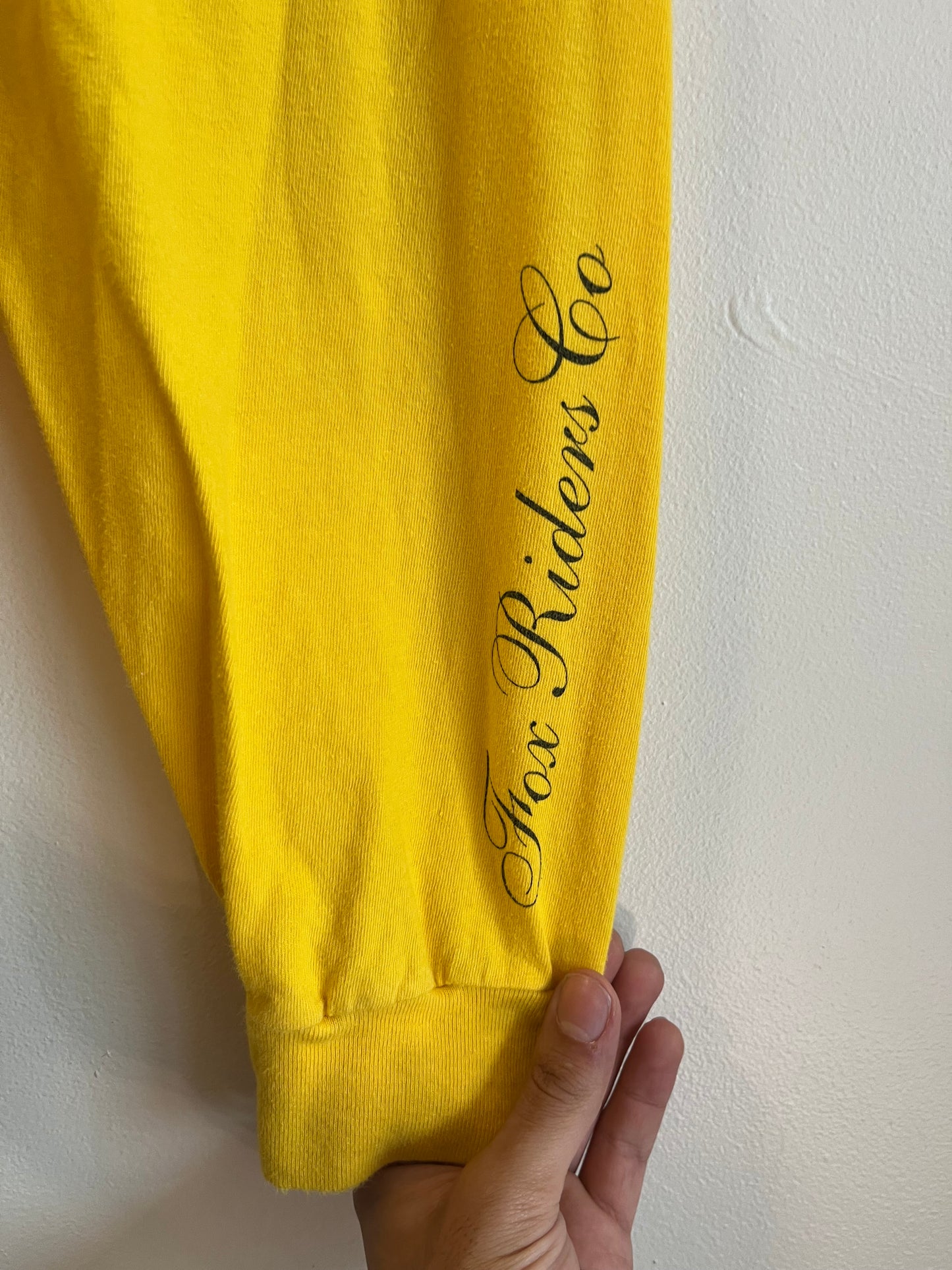 00s Fox Racing Yellow Long Sleeve Shirt (XL)