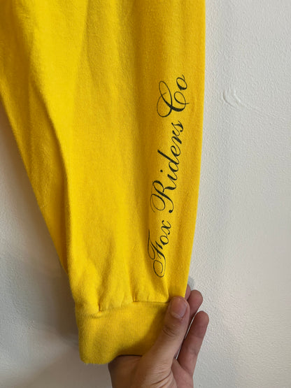 00s Fox Racing Yellow Long Sleeve Shirt (XL)