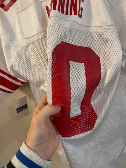 00s New York Giants Eli Manning Reebok Away Jersey (Youth L)