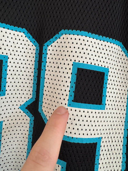 00s Carolina Panthers Steve Smith Reebok Home Jersey (Youth XL)