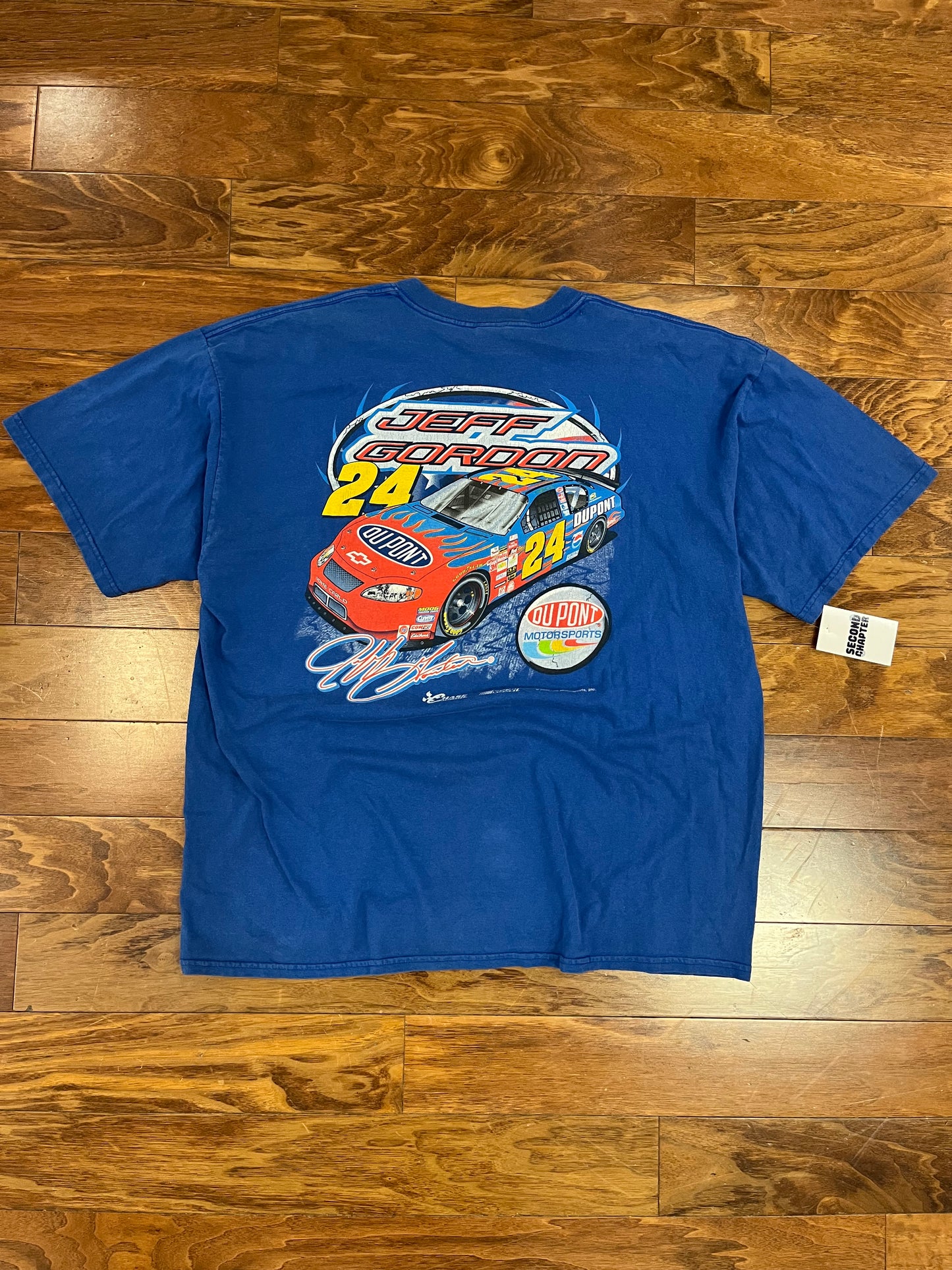 2003 Jeff Gordon Flames Graphic Nascar Tee (XXL)