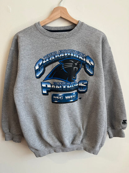 1996 Carolina Panthers NFC Division Crewneck (S)