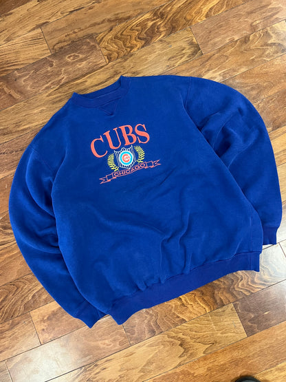 90s Chicago Cubs Logo 7 Crewneck (XL)