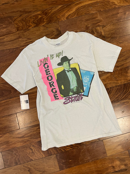 90s George Strait "Light Duty Tour" Tee (L)
