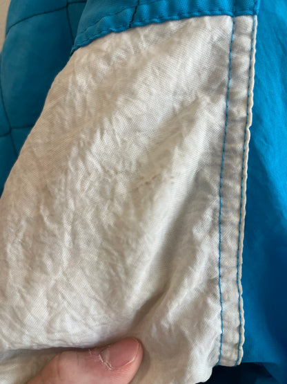 90s Carolina Panthers Starter Pro Line Blue Puffer Jacket (M)