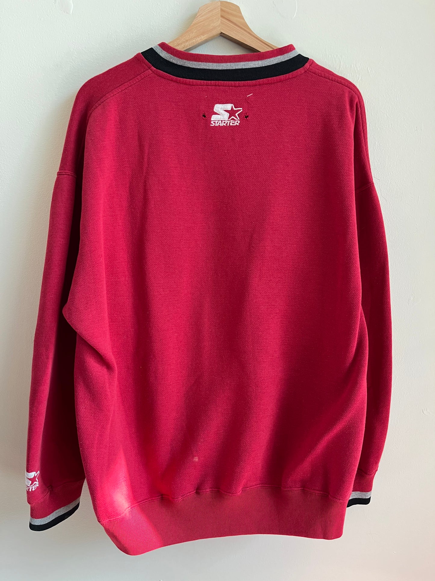 90s San Francisco 49ers Starter Embroidered Crewneck (XL)