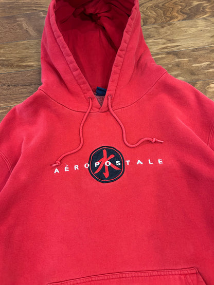 00s Aeropostale Red Tribal Hoodie (XL)