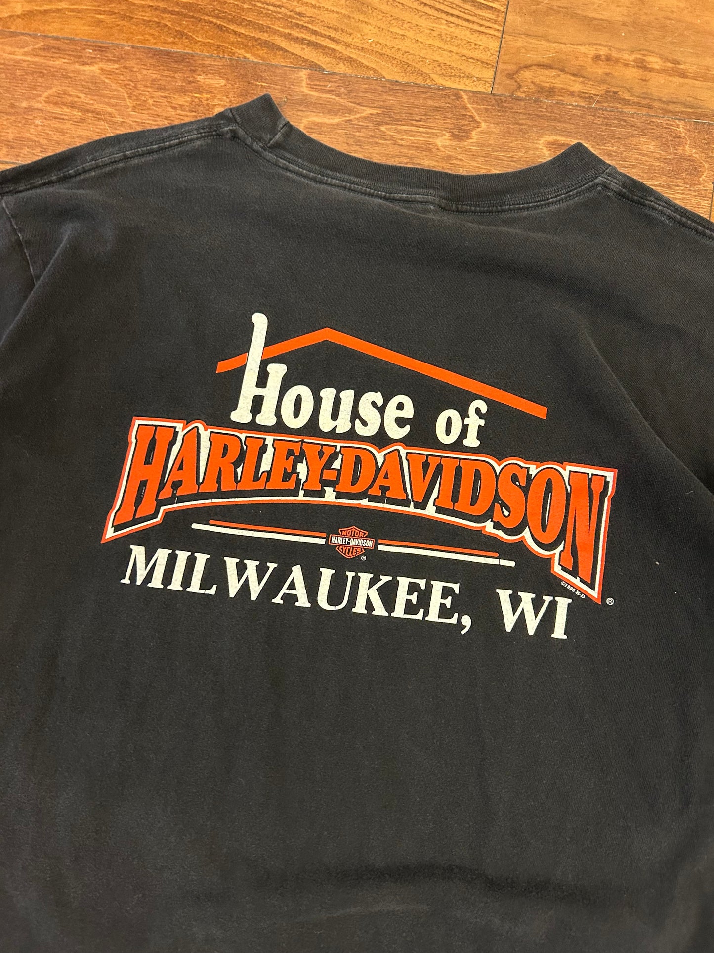 1997 Harley Davidson "House Of" Milwaukee Tee (XL)