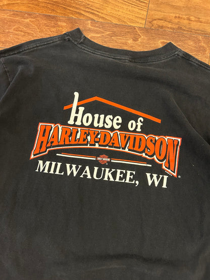 1997 Harley Davidson "House Of" Milwaukee Tee (XL)