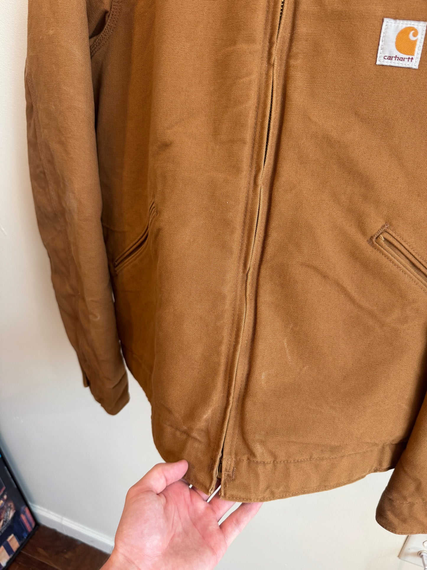 2018 Carhartt Tan Detriot Essential Jacket (M)