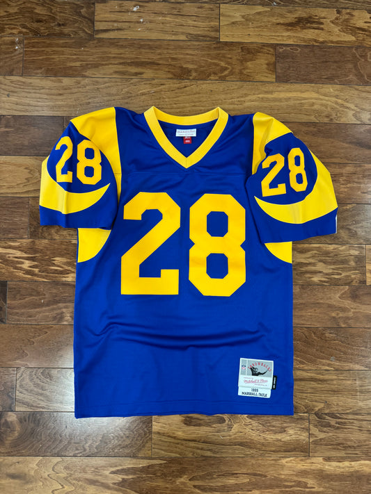 Marshall Faulk Rams Mitchell & Ness Jersey (S)