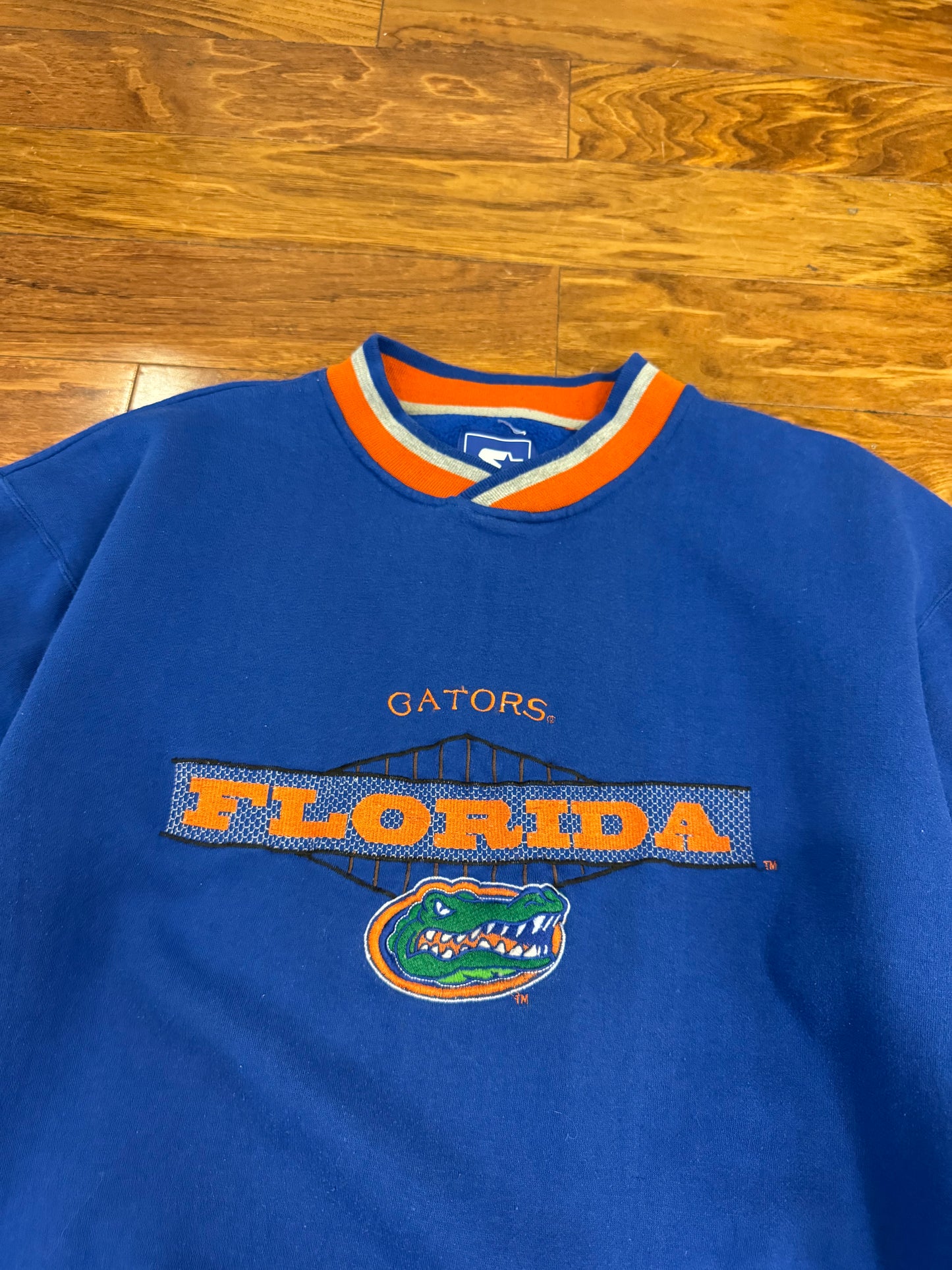 90s Florida Gators Starter Embroidered Crewneck (L)