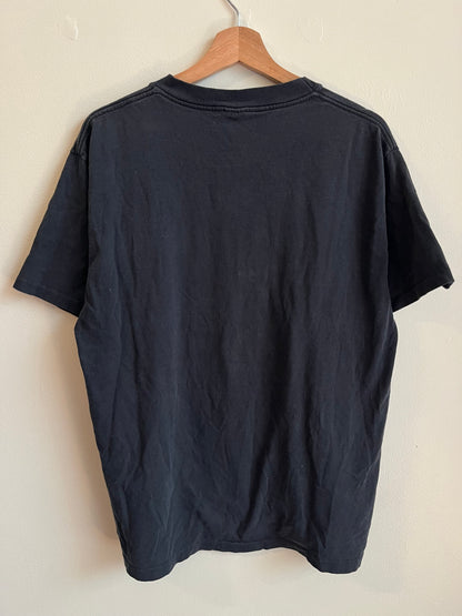 90s Charlotte Hornets Logo 7 Tee (L)