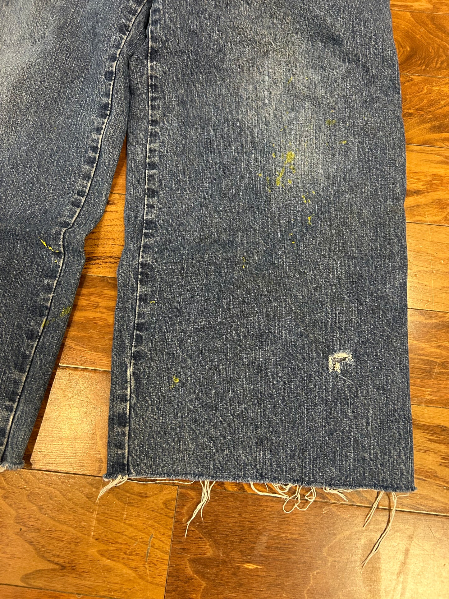 00s Jnco Dark Wash Vintage Tribal Jeans (36 x 29)