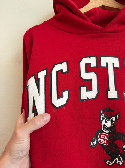 2000s NC State Wolfpack Russell Athletics Red Hoodie (L)