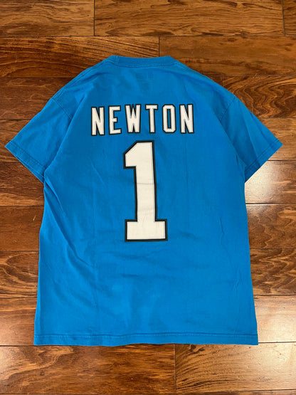 2012 Carolina Panthers Cam Newton Jersey Tee (M)