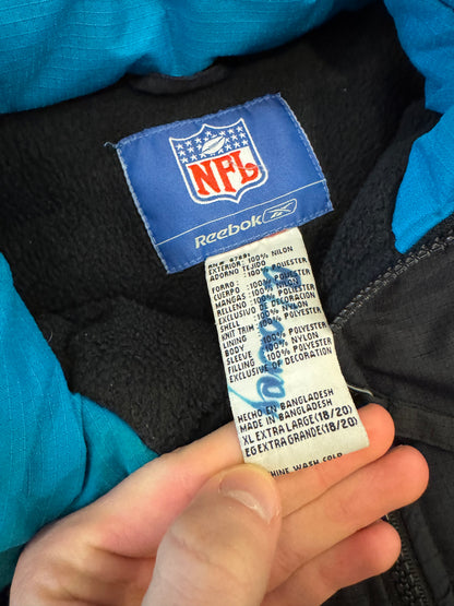 00s Carolina Panthers Reebok Puffer Jacket (Youth XL)