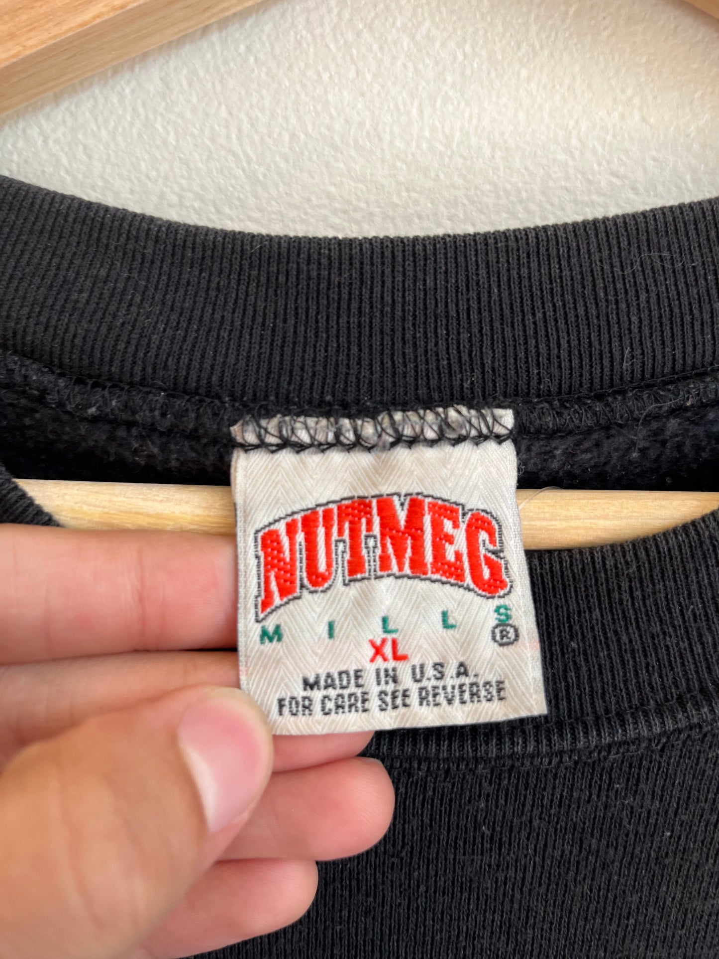 1993 Carolina Panthers Big Cat Nutmeg Crewneck (XL)