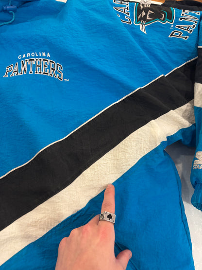 90s Carolina Panthers NFL Pro Line Puffer Jacket  (XXXL)